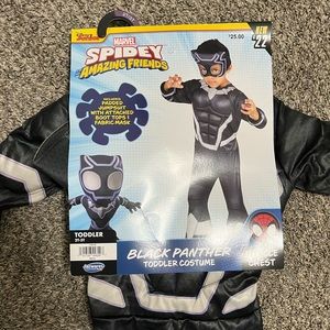 Black Panther Toddler Costume 2/3t